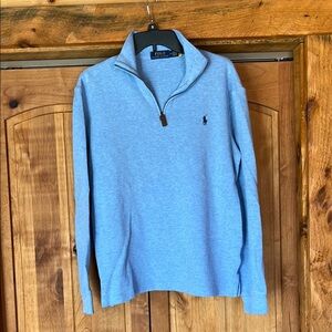 Polo Ralph Lauren Blue Quarter-Zip Pullover